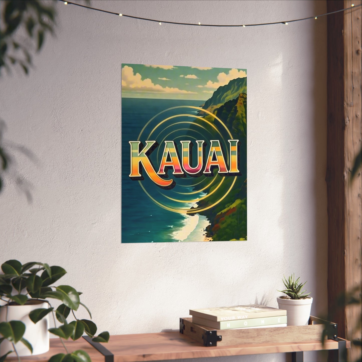 Kauai Hawaii Vintage Retro Giclée Print Art Series Poster