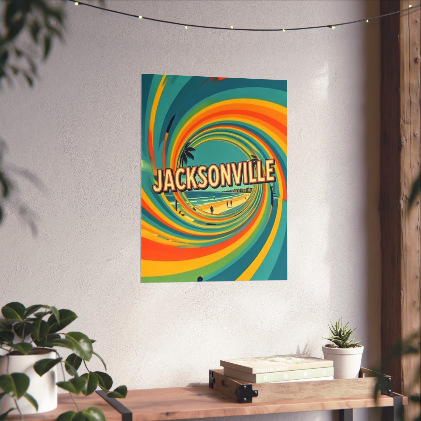 Jacksonville Florida Vintage Retro Giclée Print Art Series Poster