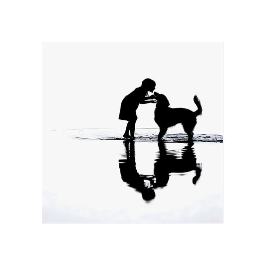 Kiss at Low Tide - Tide & Light Series Giclée Unframed Art Print