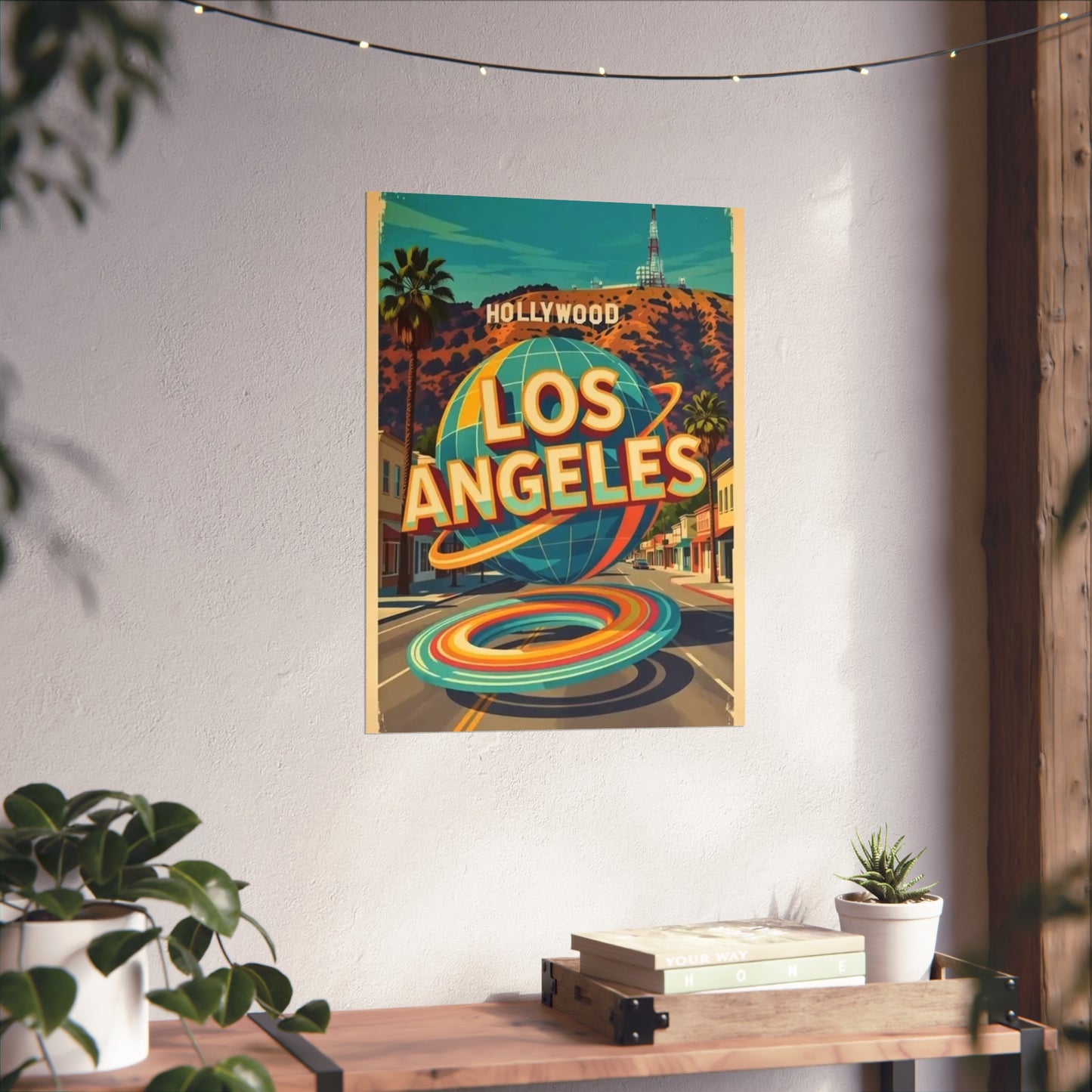 Los Angeles California Vintage Retro Giclée Print Art Series Poster
