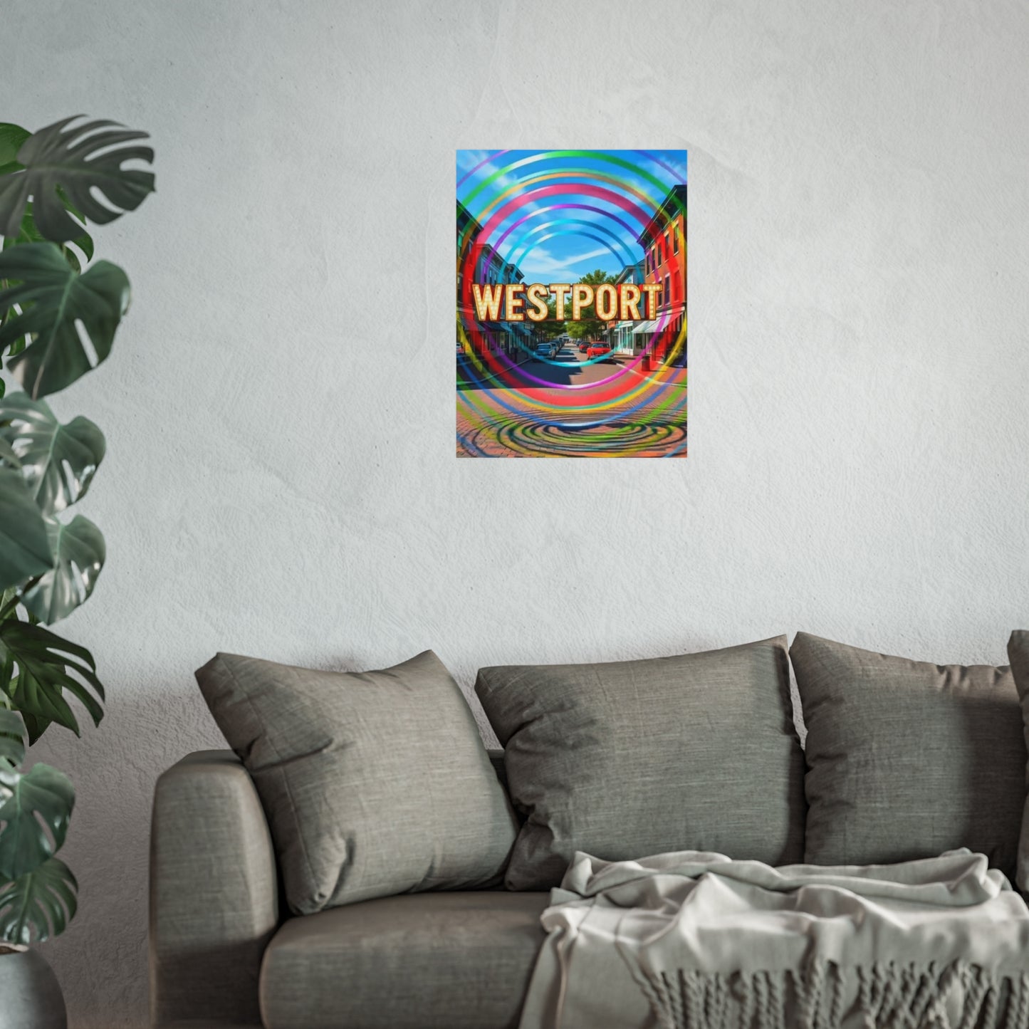 Westport Connecticut Vintage Retro Giclée Print Art Series Poster