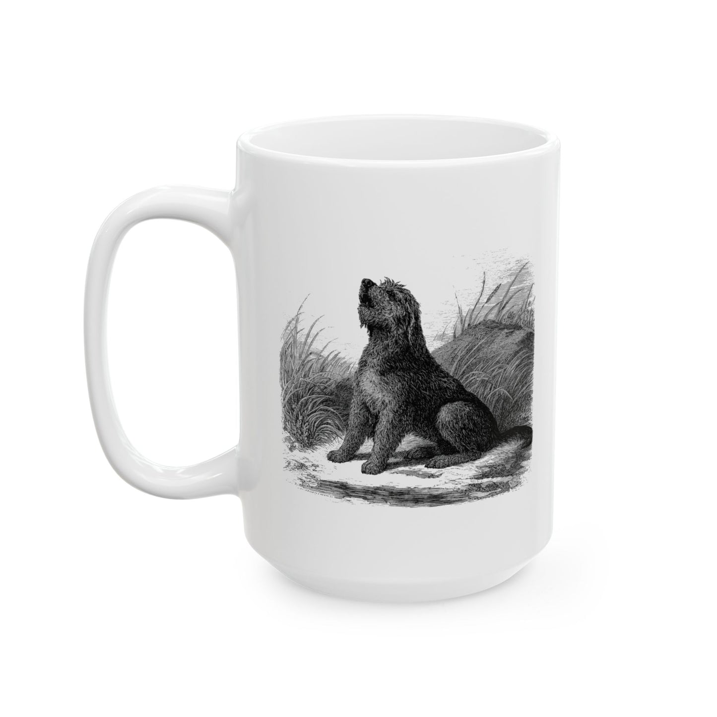 Otterhound Vintage Retro Ceramic Mug - Howling For Fun