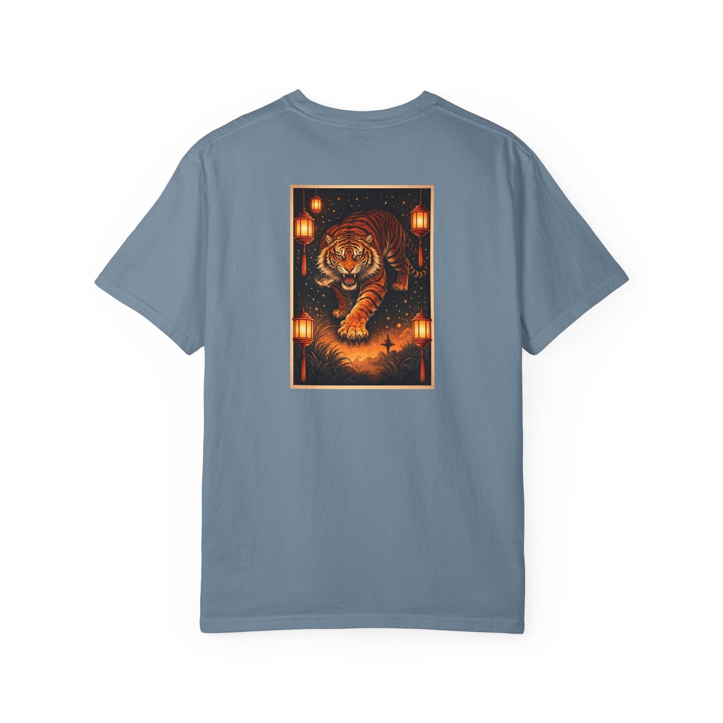 Zodiac Year of the Tiger (2022+) Vintage Retro Art Series Cotton Tee