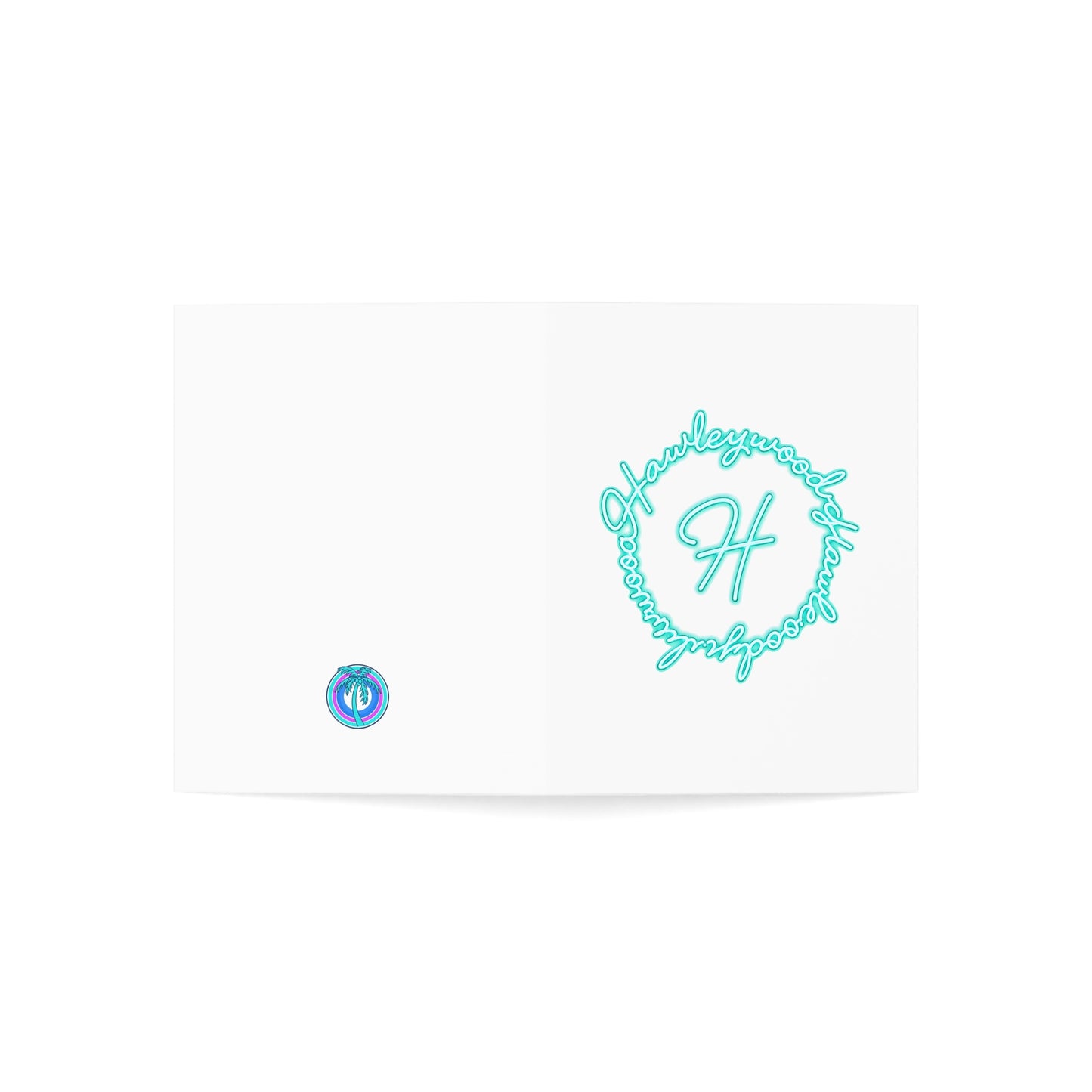Hawleywood Vintage Retro Blank Card Set - Round Logo