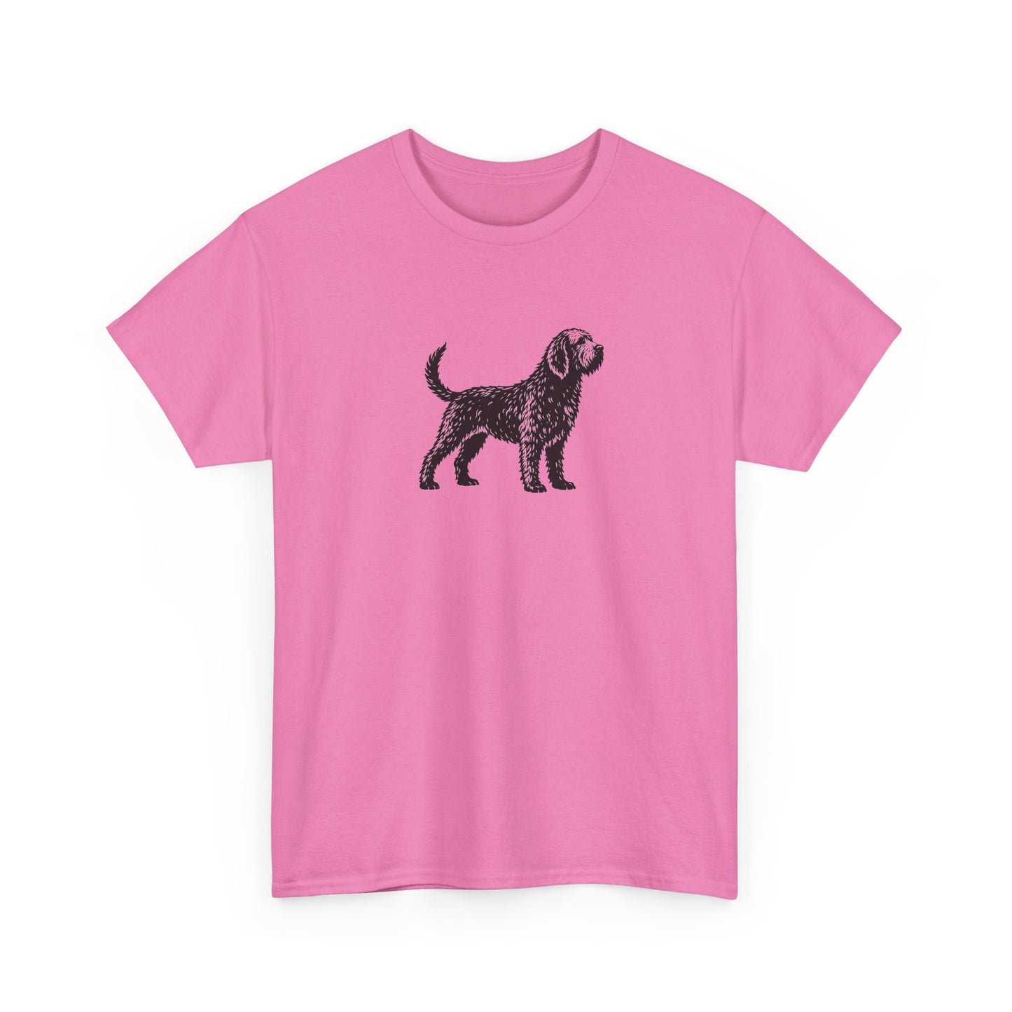 Otterhound Vintage Retro Unisex Heavy Cotton Tee - Standing