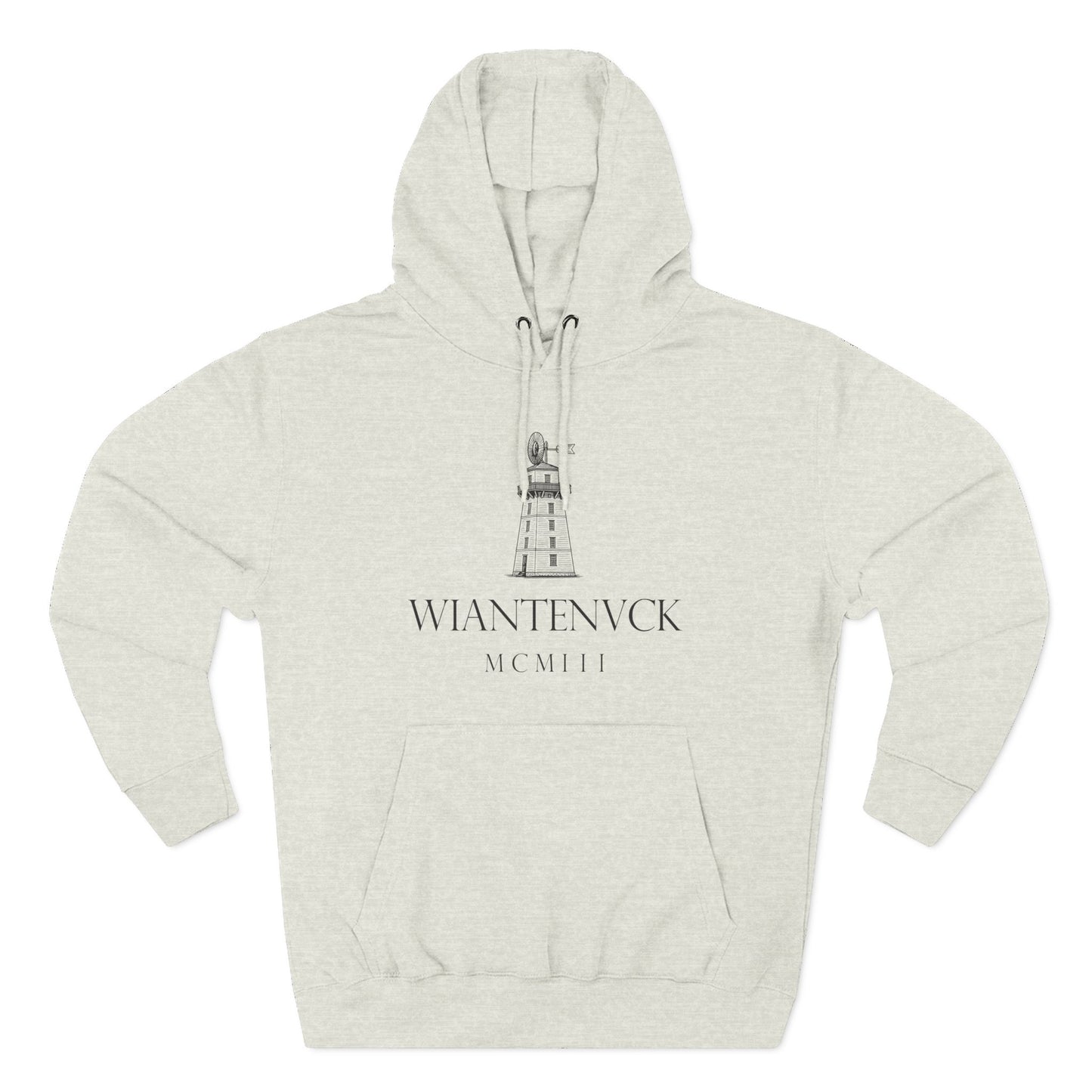 Wiantenuck Unisex Heavy Cotton Hoodie - Black Logo