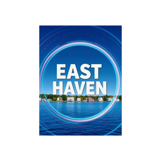 East Haven Connecticut Vintage Retro Giclée Print Art Series Poster