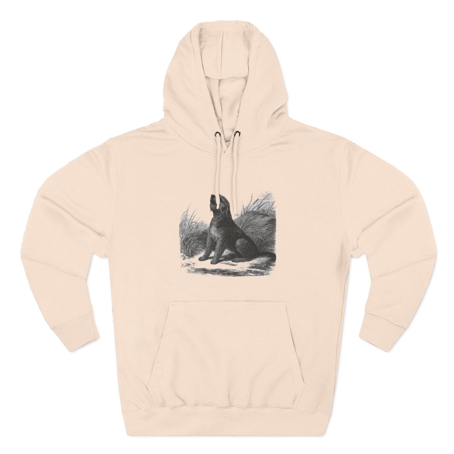 Otterhound Vintage Retro Unisex Heavy Cotton Hoodie - Howling For Fun