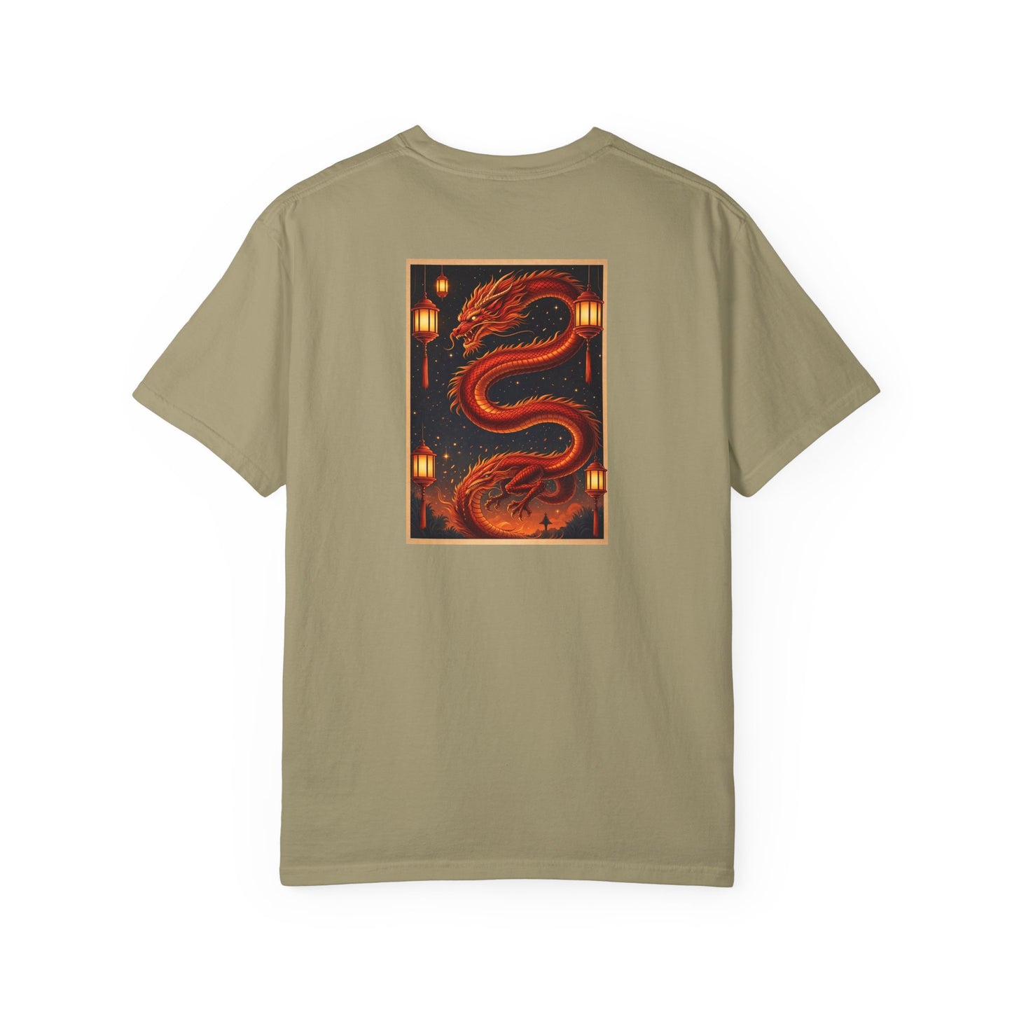 Zodiac Year of the Dragon (2024+) Vintage Retro Art Series Cotton Tee