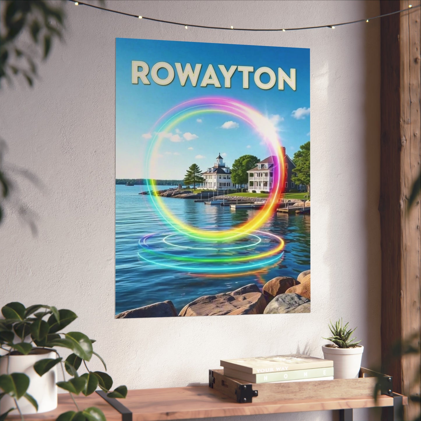 Rowayton Connecticut Vintage Retro Giclée Print Art Series Poster