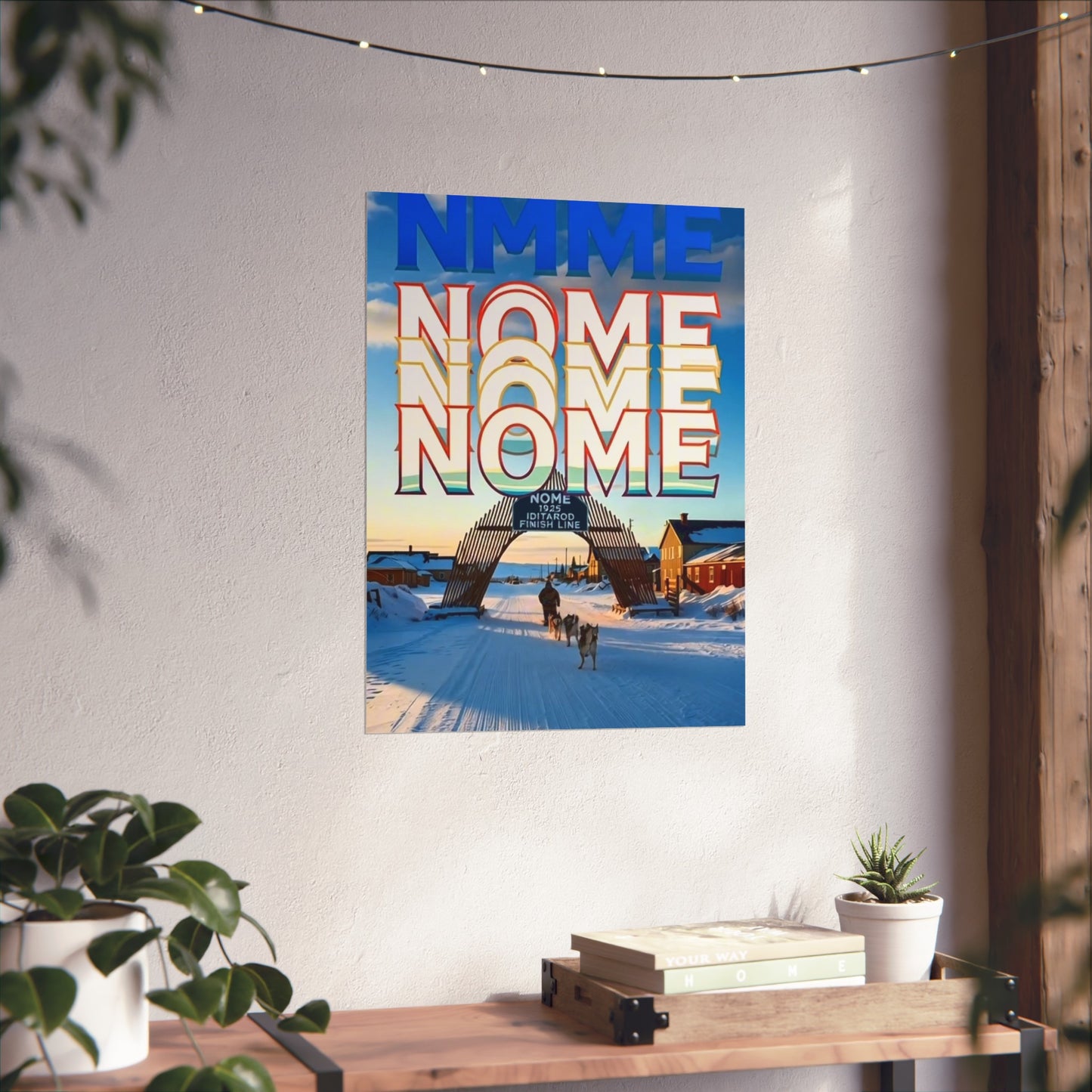 Nome Alaska Vintage Retro Giclée Print Art Series Poster