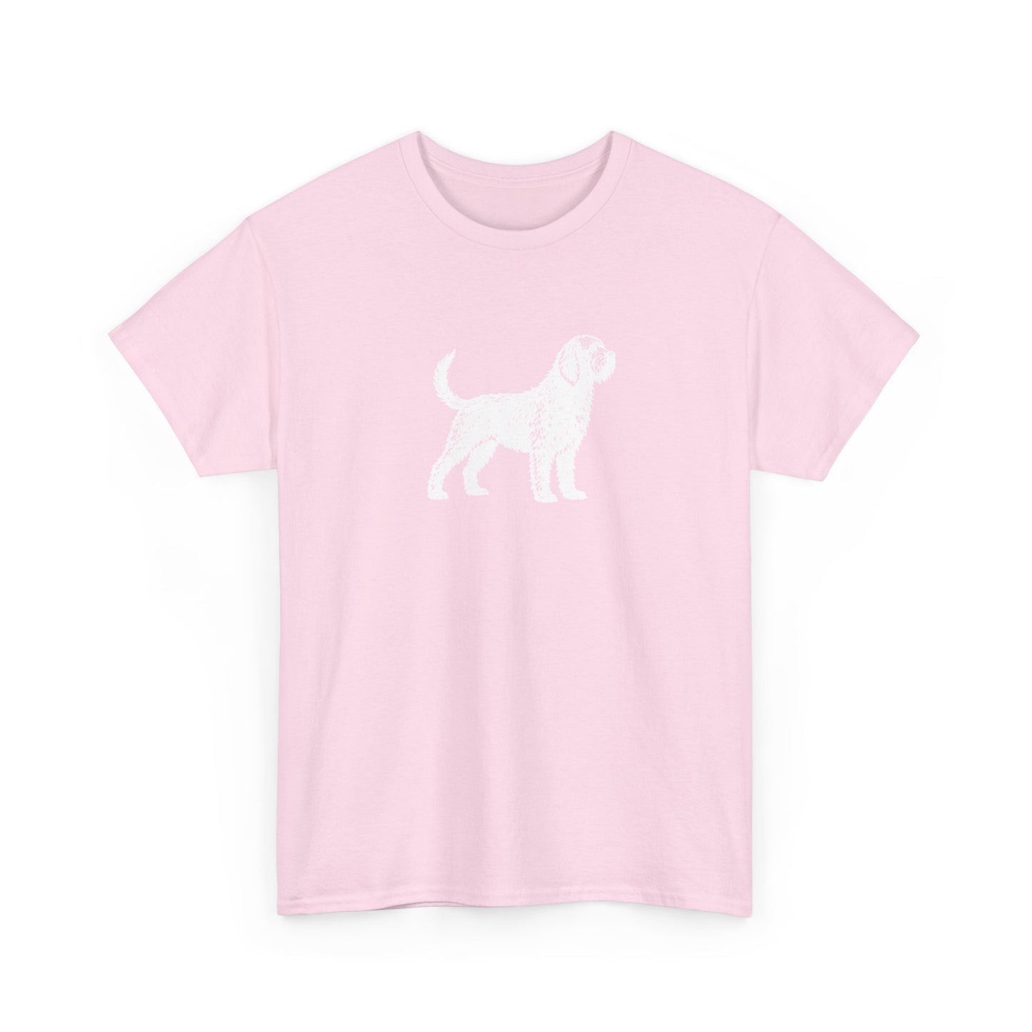 Otterhound Vintage Retro Unisex Heavy Cotton Tee - Standing