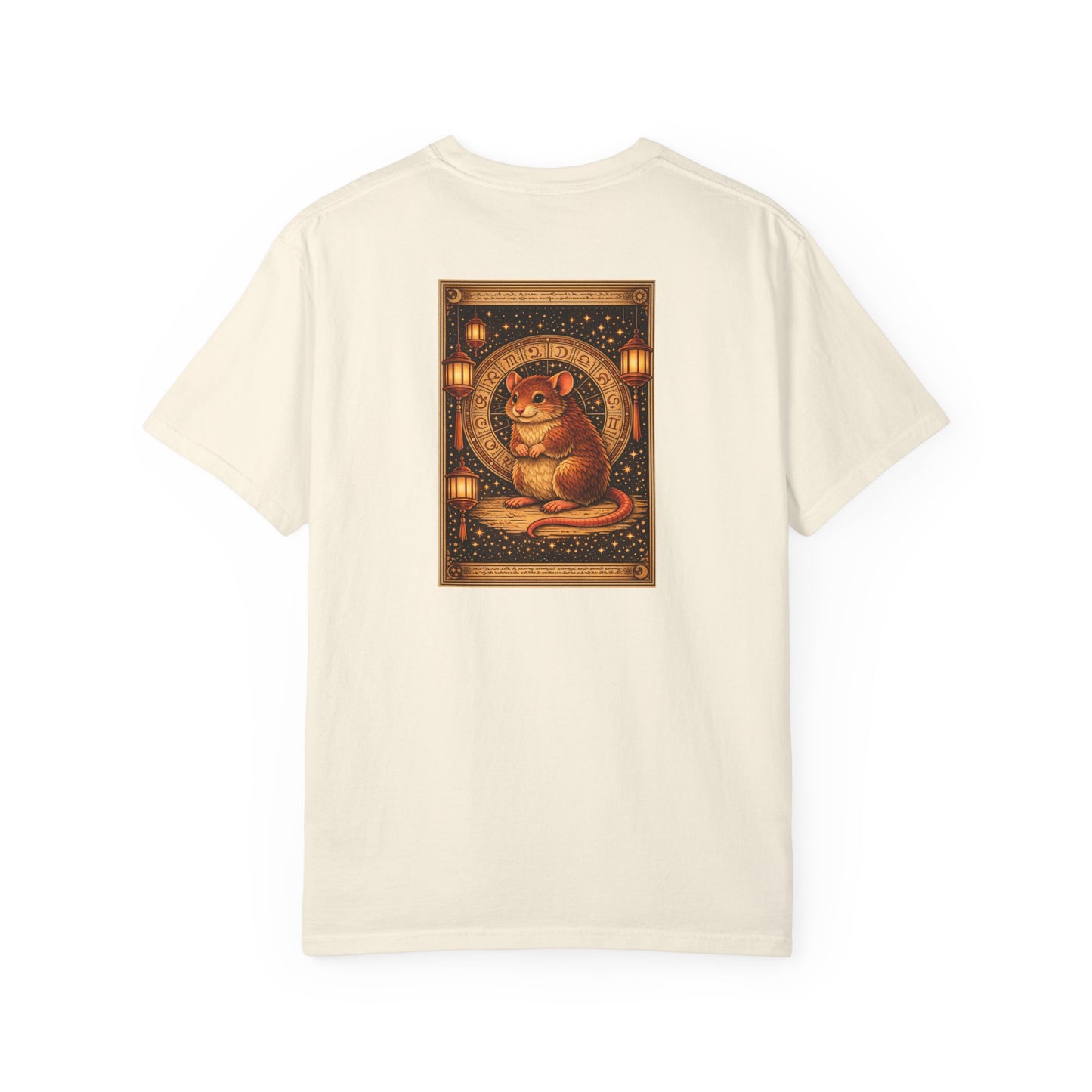 Zodiac Year of the Rat (2020+) Vintage Retro Art Series Cotton Tee