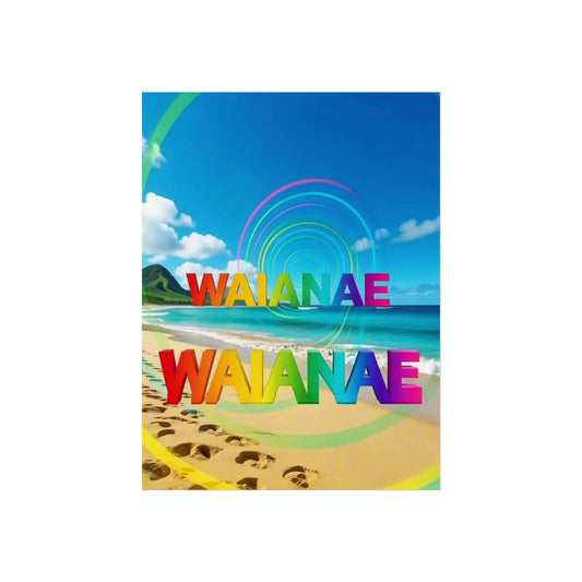 Waianae Hawaii Vintage Retro Giclée Print Art Series Poster