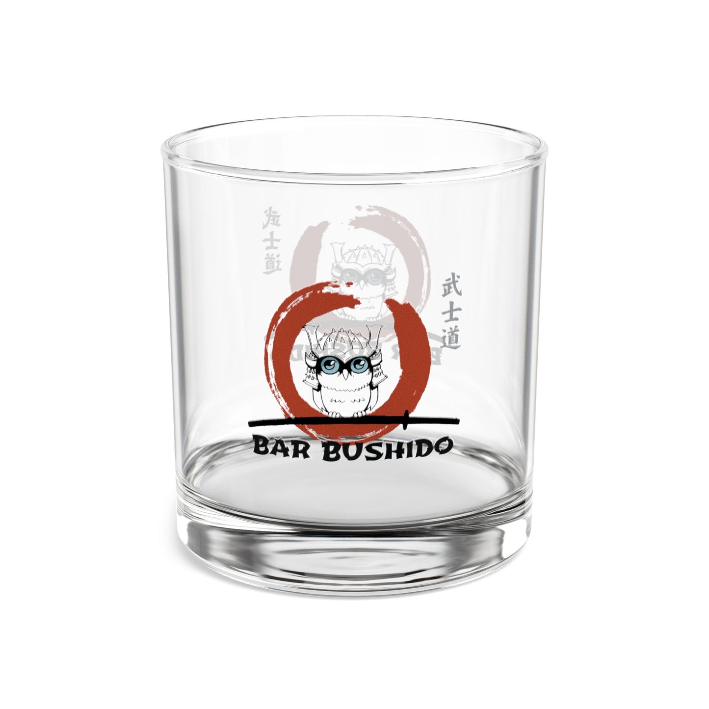 Bar Bushido Whisky Glass - Color Logo