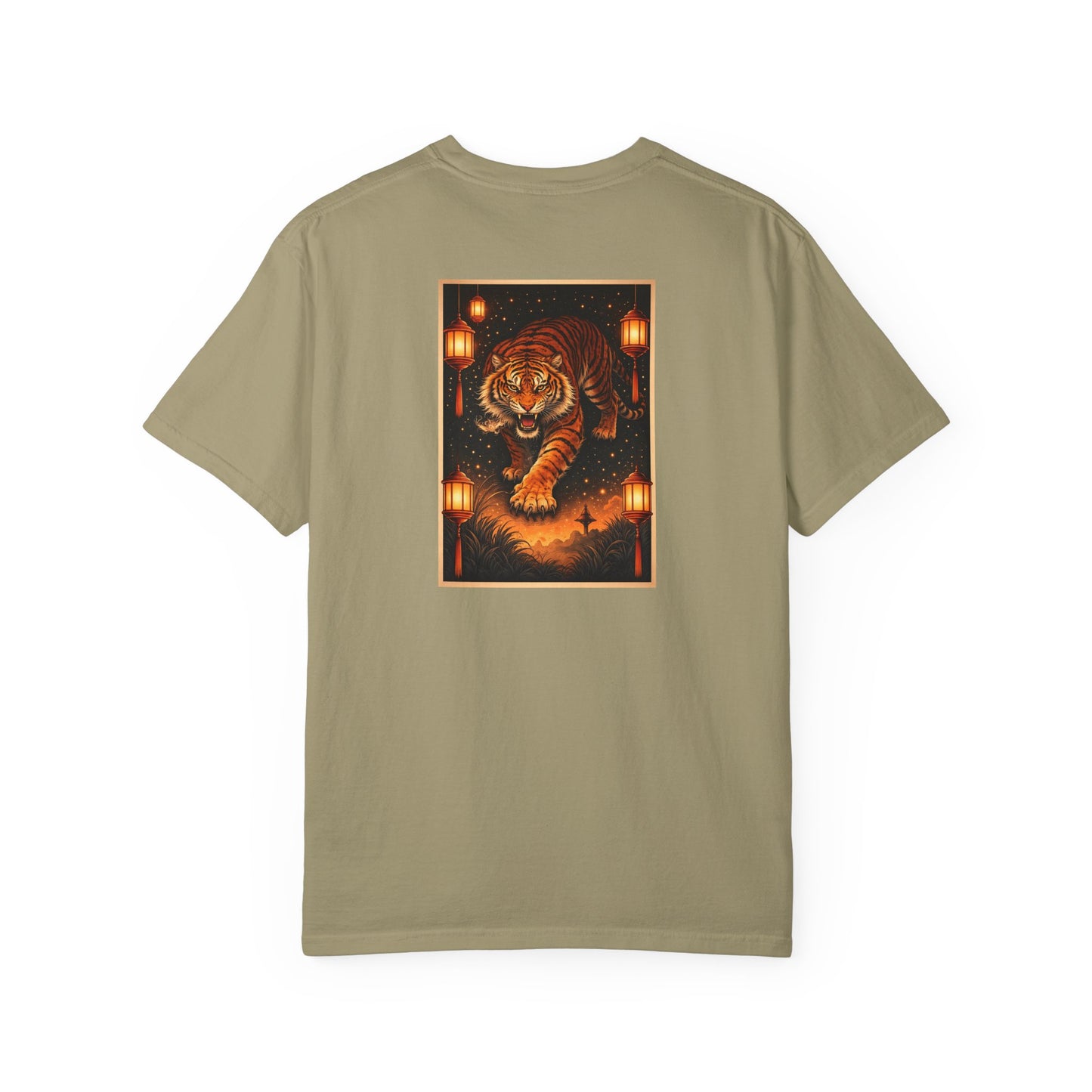 Zodiac Year of the Tiger (2022+) Vintage Retro Art Series Cotton Tee