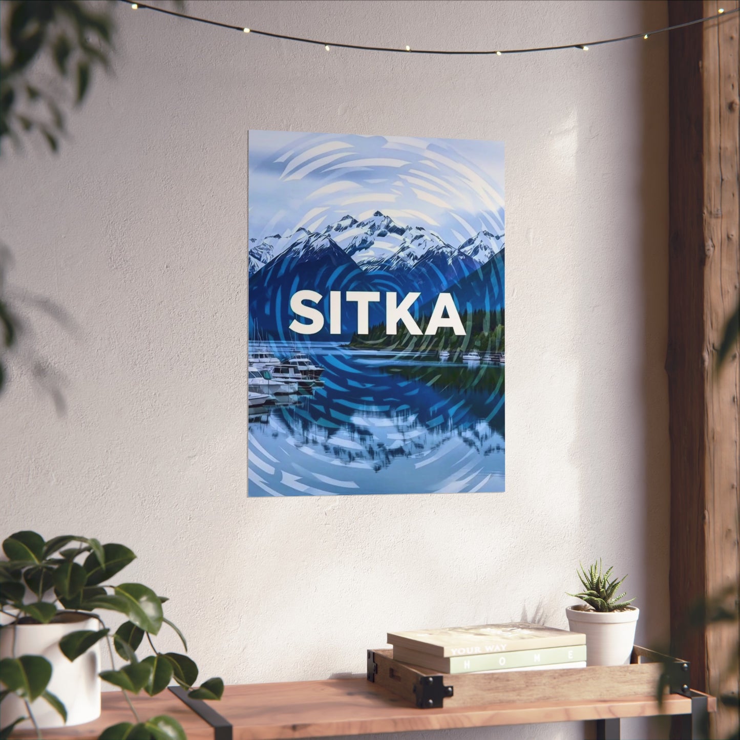 Sitka Alaska Vintage Retro Giclée Print Art Series Poster