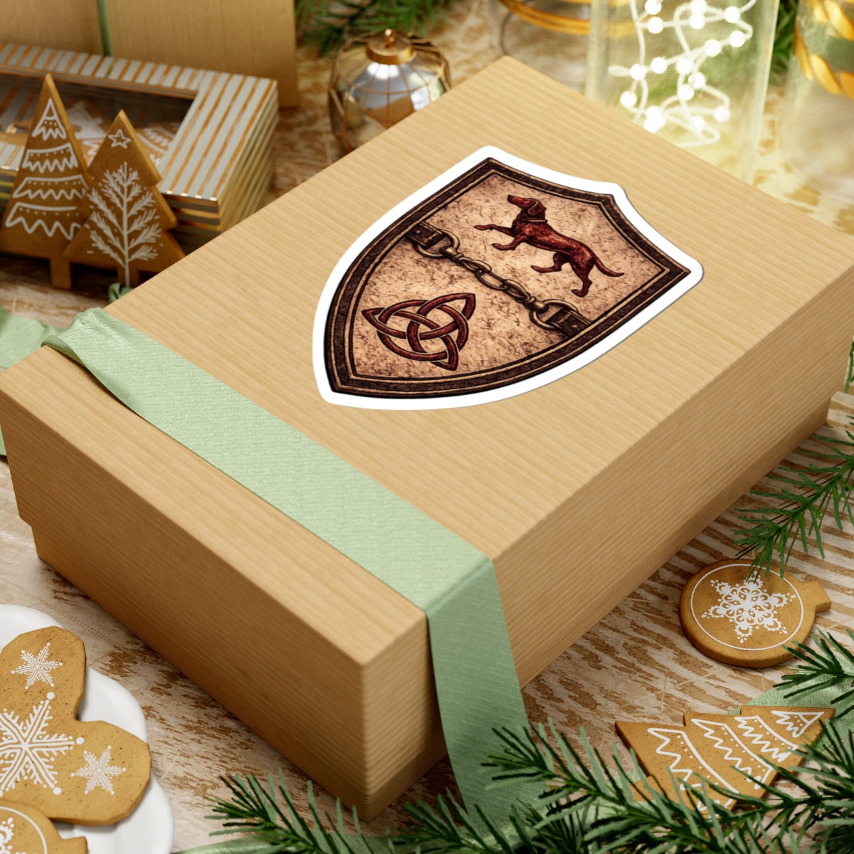 №108 Knight Crest Vinyl Sticker · Live Your Best Knight · Temperantia Fiducia Perseverantia