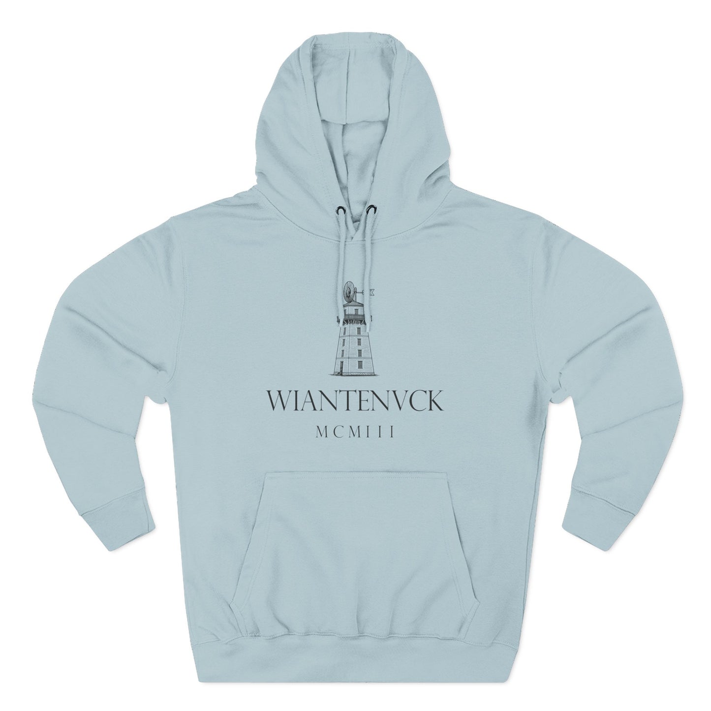Wiantenuck Unisex Heavy Cotton Hoodie - Black Logo