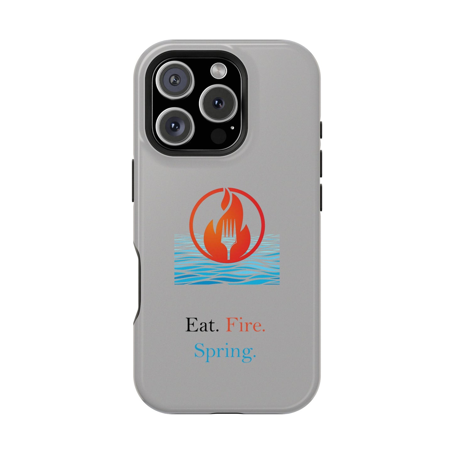 Eat Fire Spring iPhone Case - Image Logo