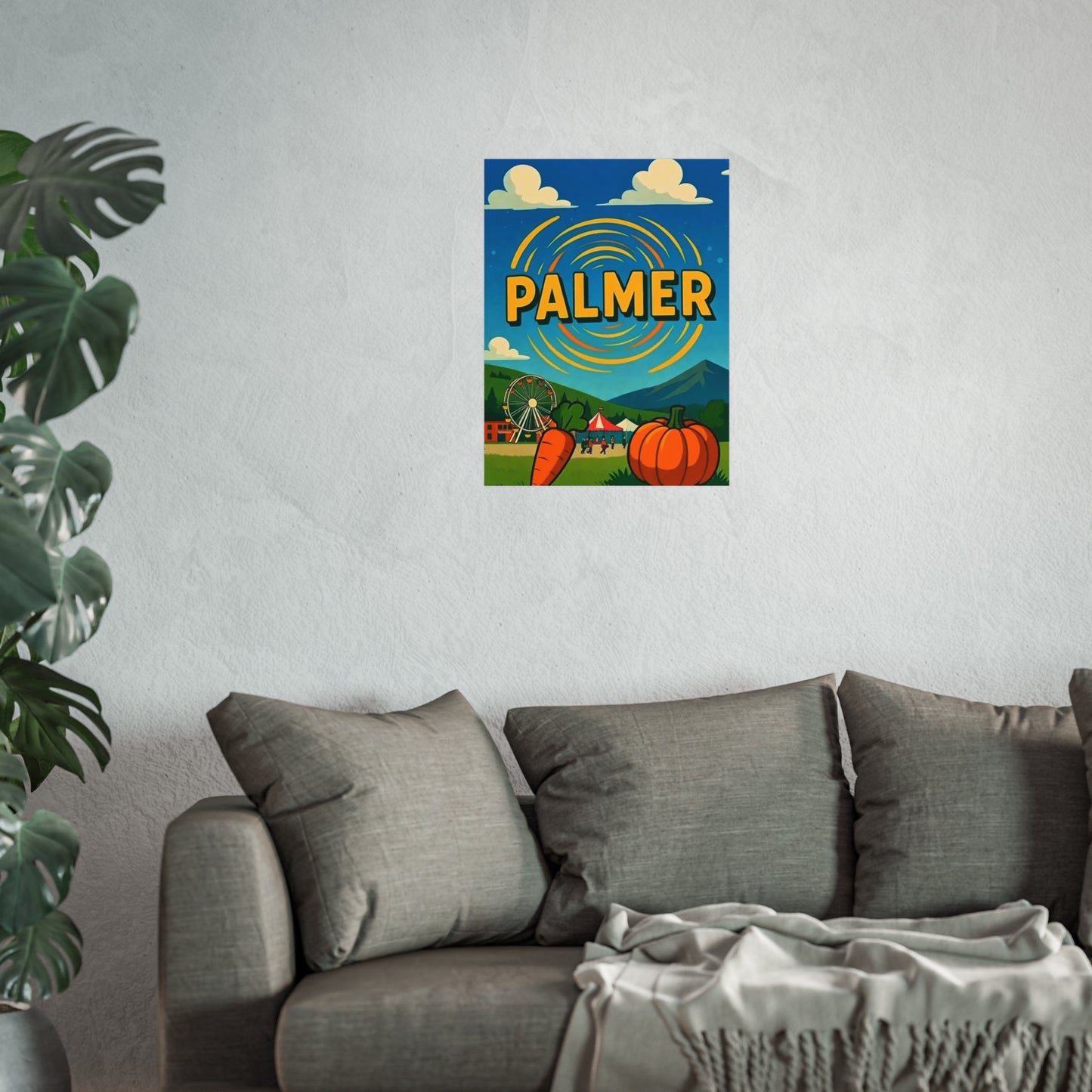 Palmer Alaska Vintage Retro Giclée Print Art Series Poster