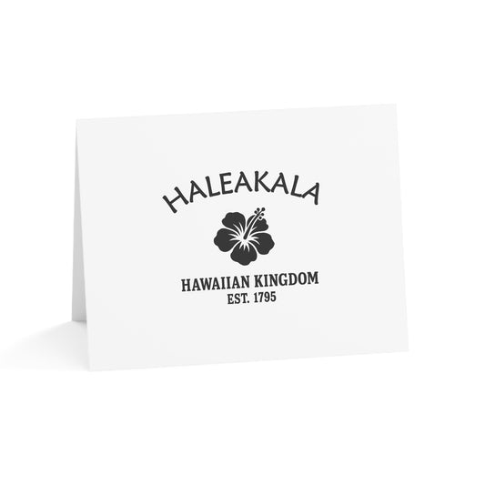 Haleakala Hawaii Vintage Retro Thank You Card Set - Black Logo