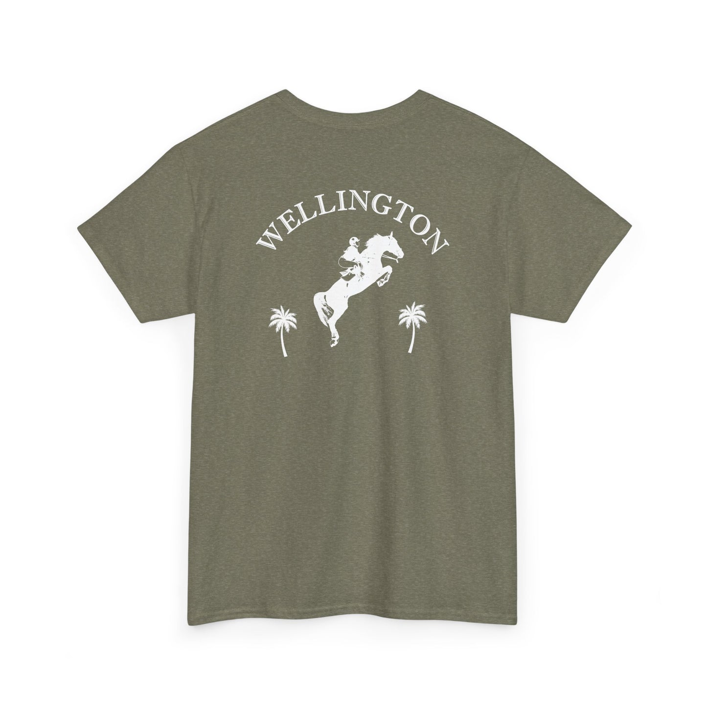 Wellington Florida Vintage Retro Unisex Heavy Cotton Equestrian Tee