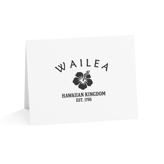 Wailea Hawaii Vintage Retro Thank You Card Set - Black Logo
