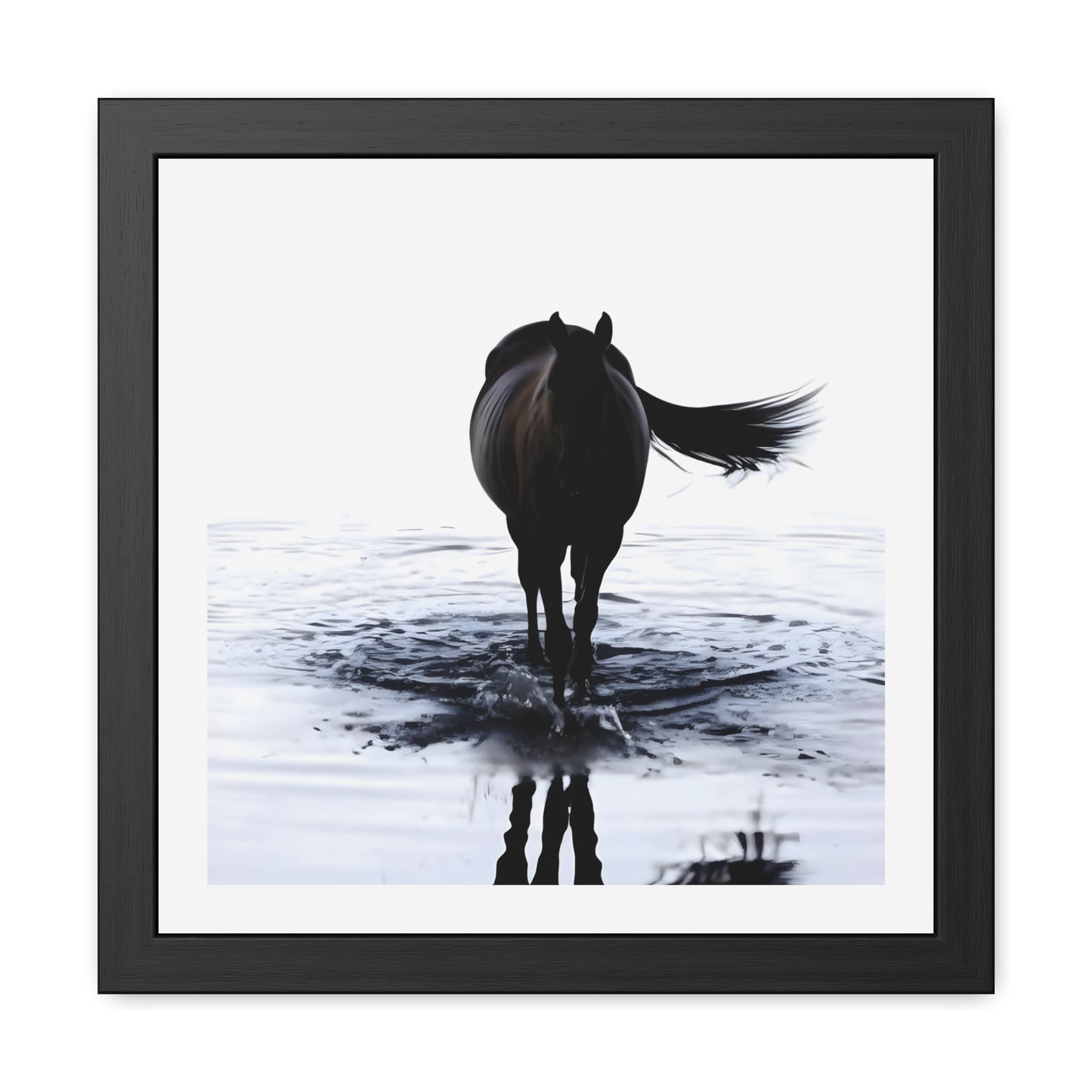 Whitewater Charge - Tide & Light Series Framed Poster