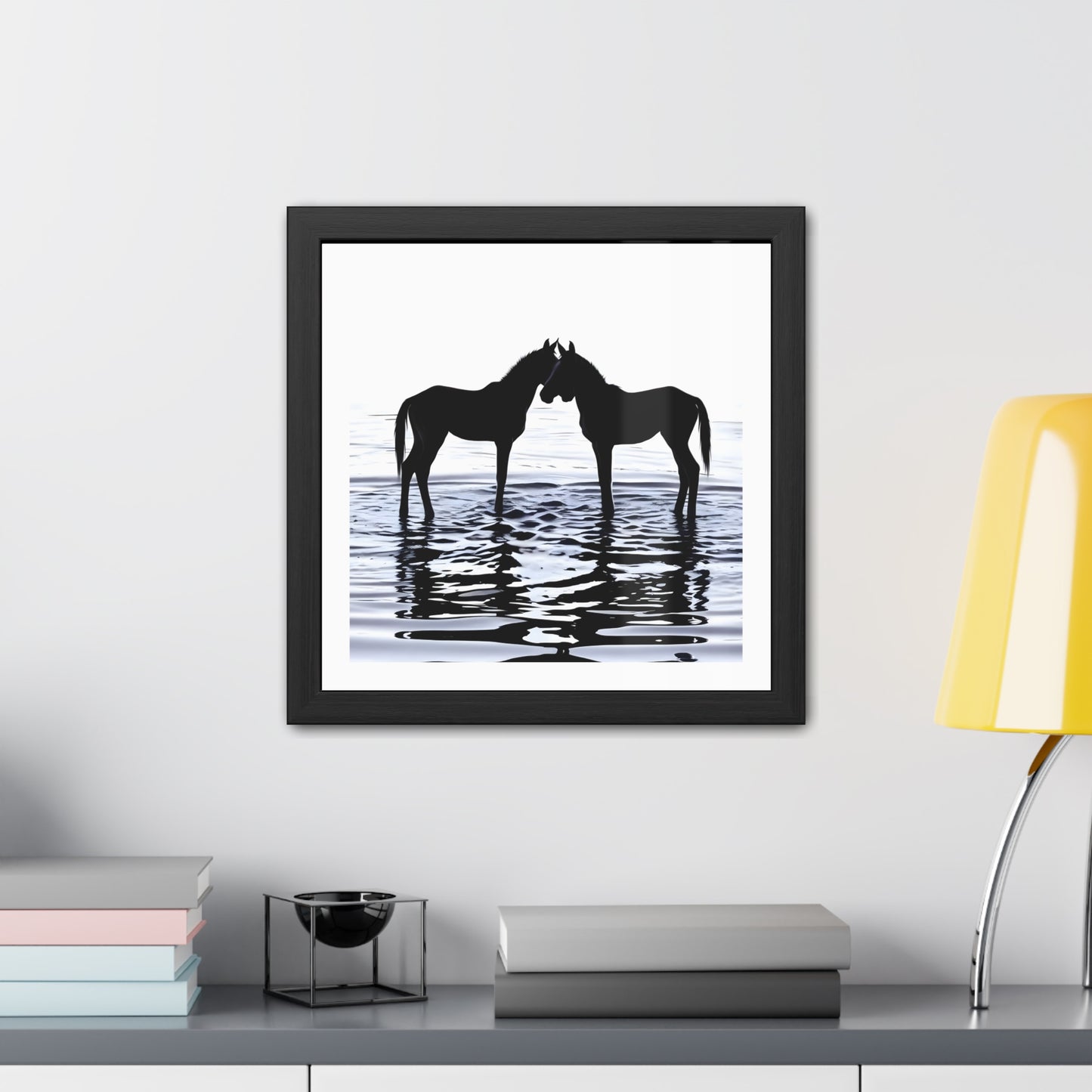 Quiet Pair - Tide & Light Series Framed Poster