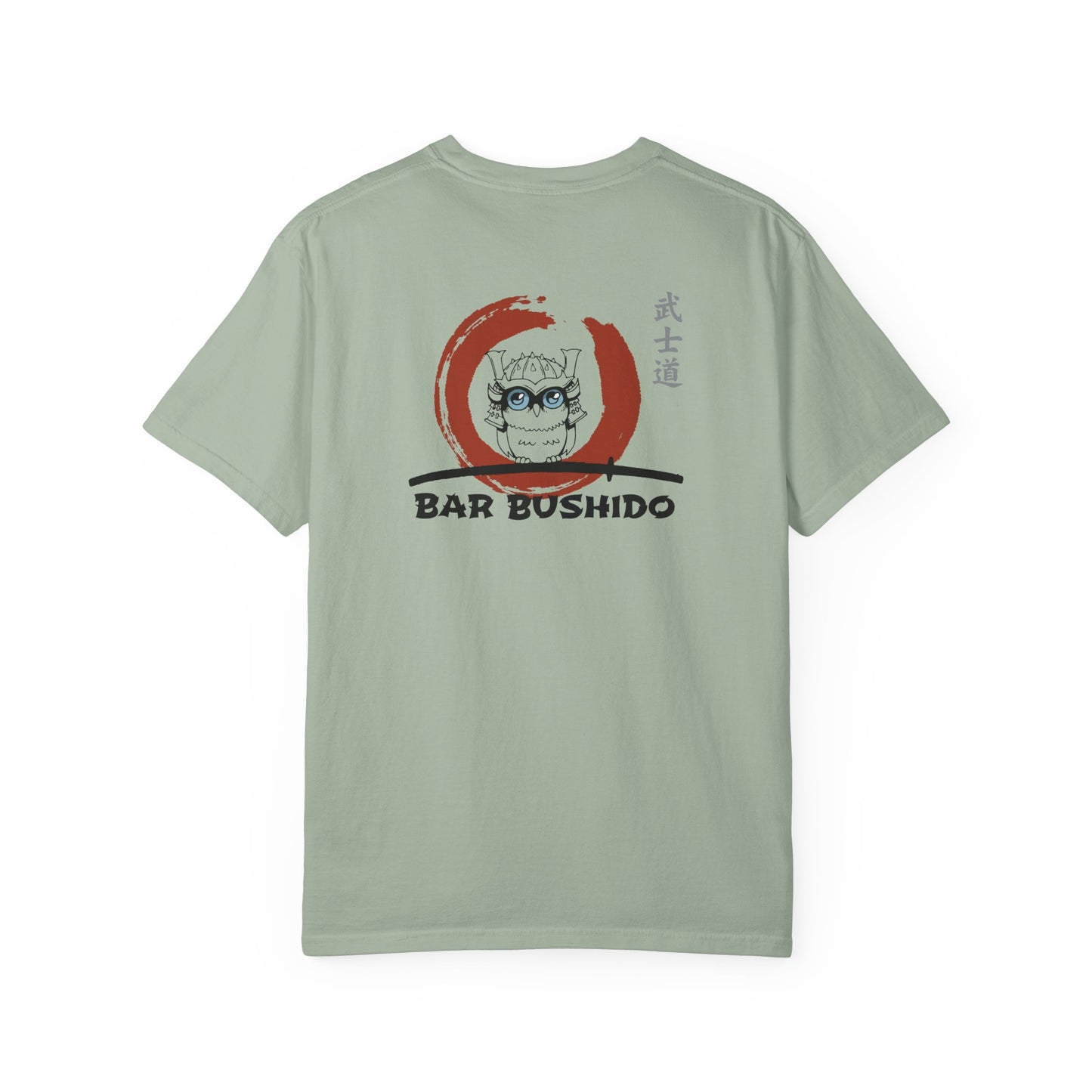 Bar Bushido Front & Rear Print Art Series Cotton Tee - Color Logo