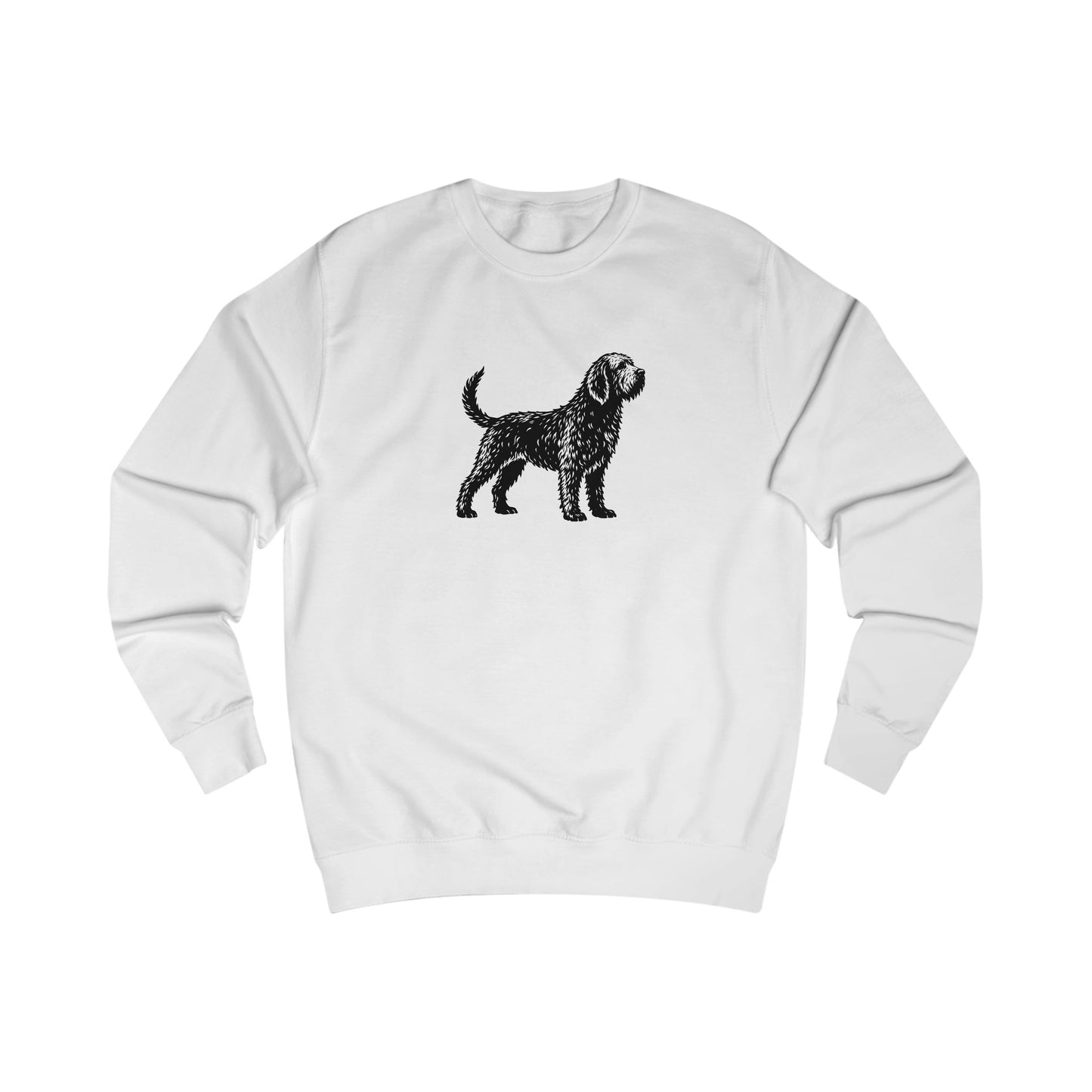 Otterhound Vintage Retro Crewneck Sweatshirt — Standing