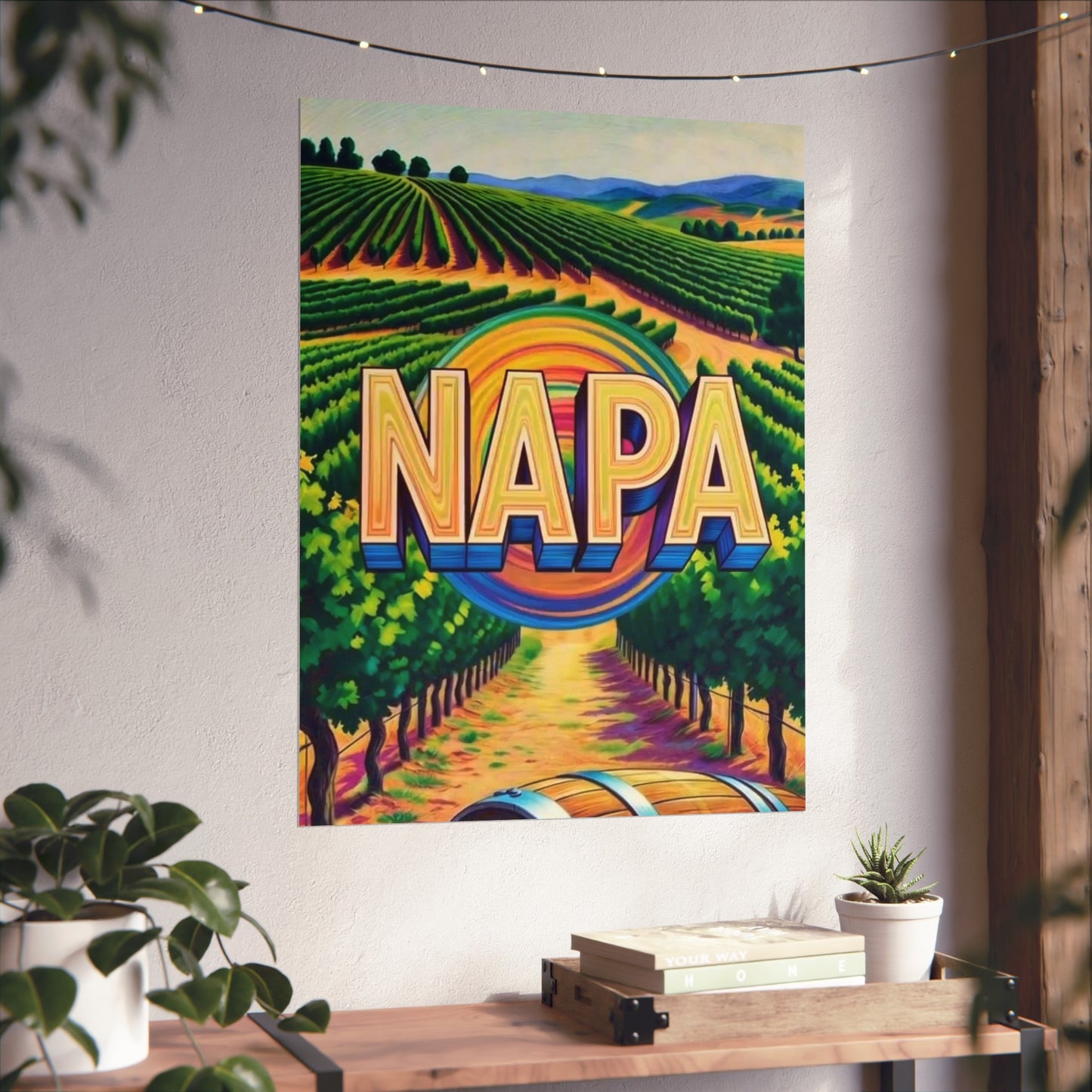 Napa California Vintage Retro Giclée Print Art Series Poster
