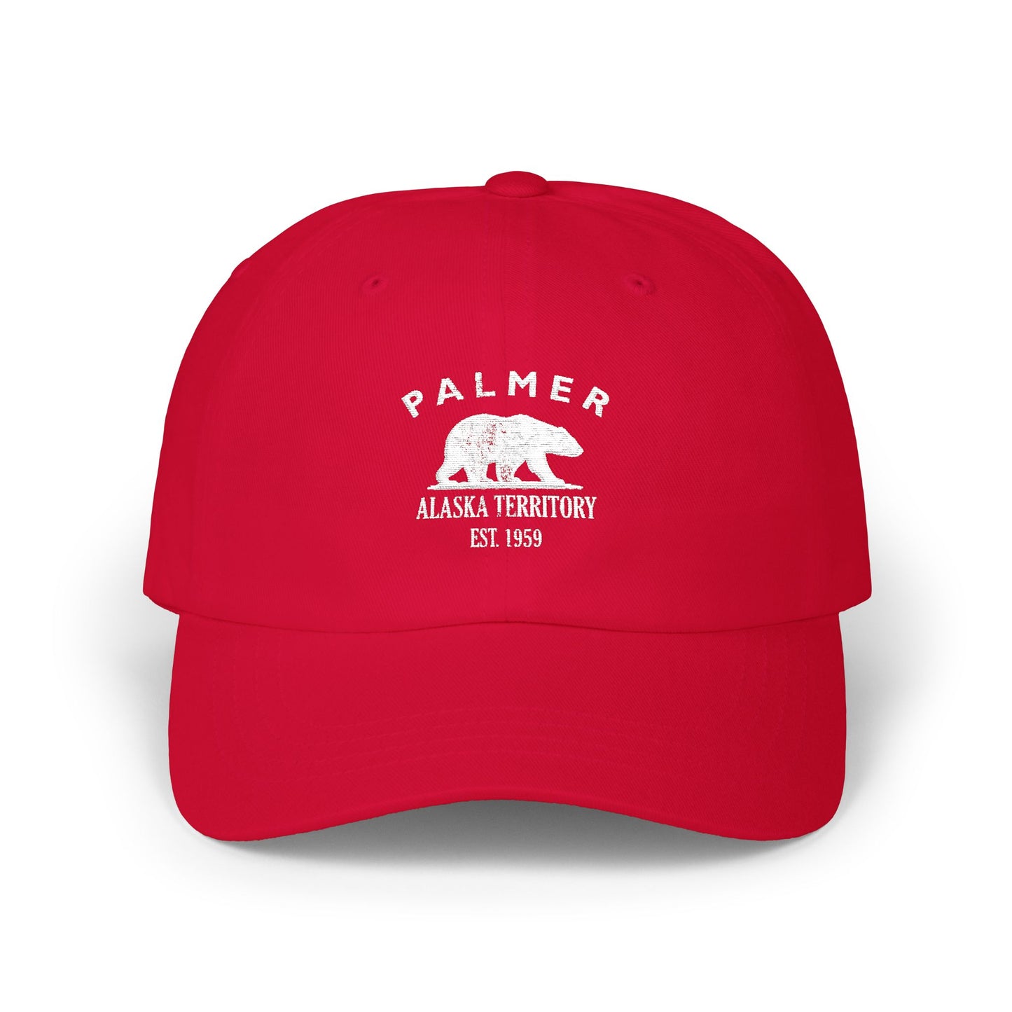Palmer Alaska Classic Cotten Cap - White Logo