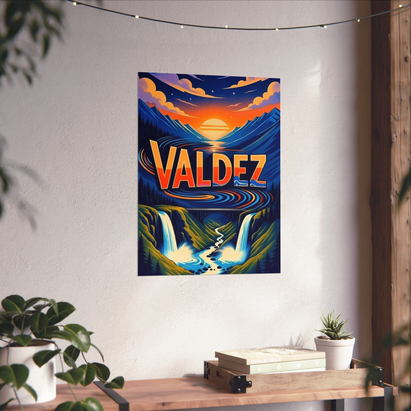 Valdez Alaska Vintage Retro Giclée Print Art Series Poster