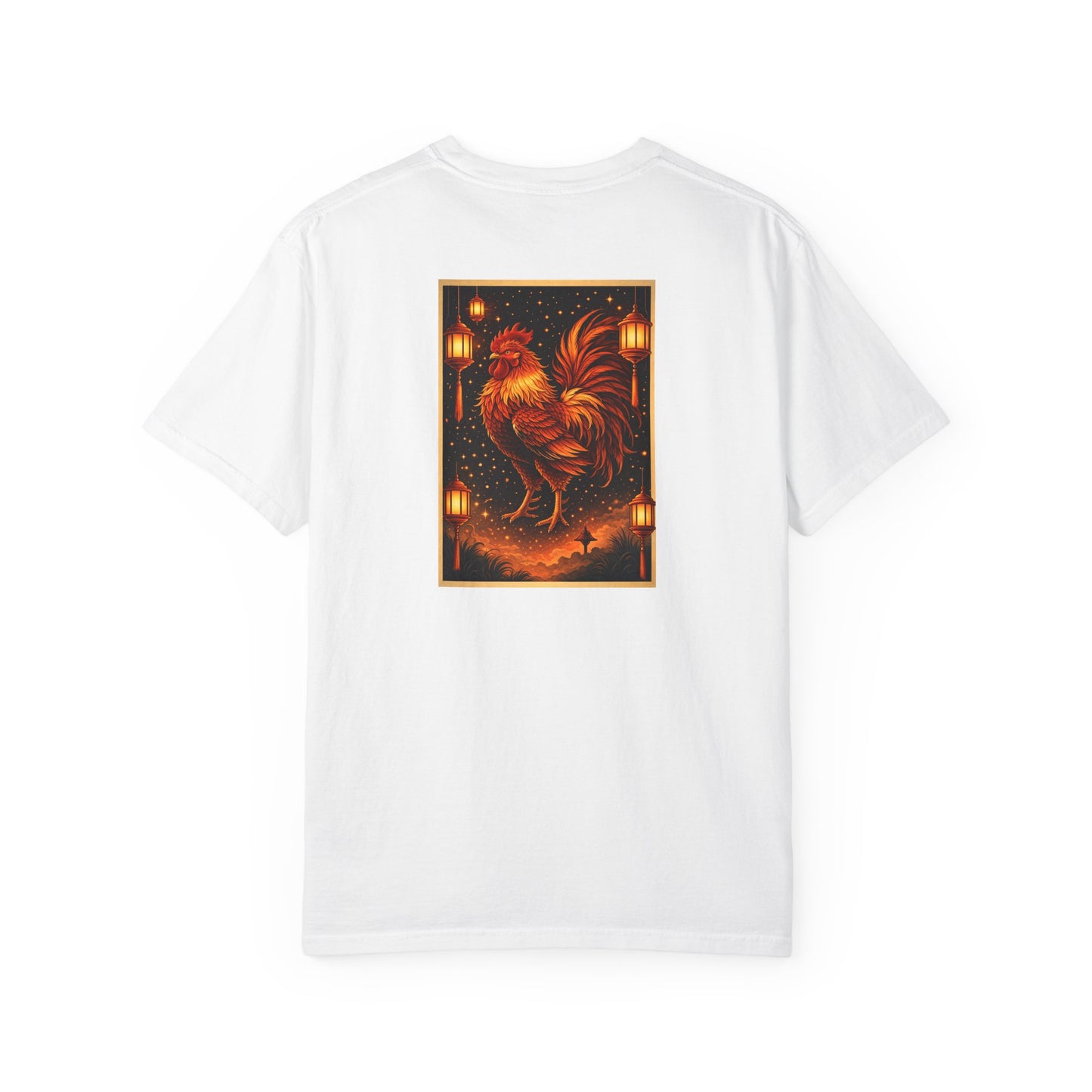 Zodiac Year of the Rooster (2017+) Vintage Retro Art Series Cotton Tee