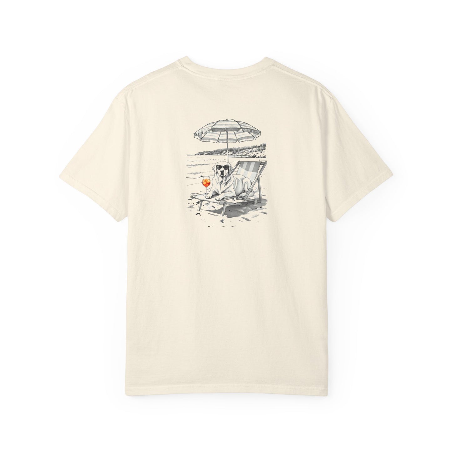 Le Retriever Doré Vintage Retro Cotton Art Series Tee