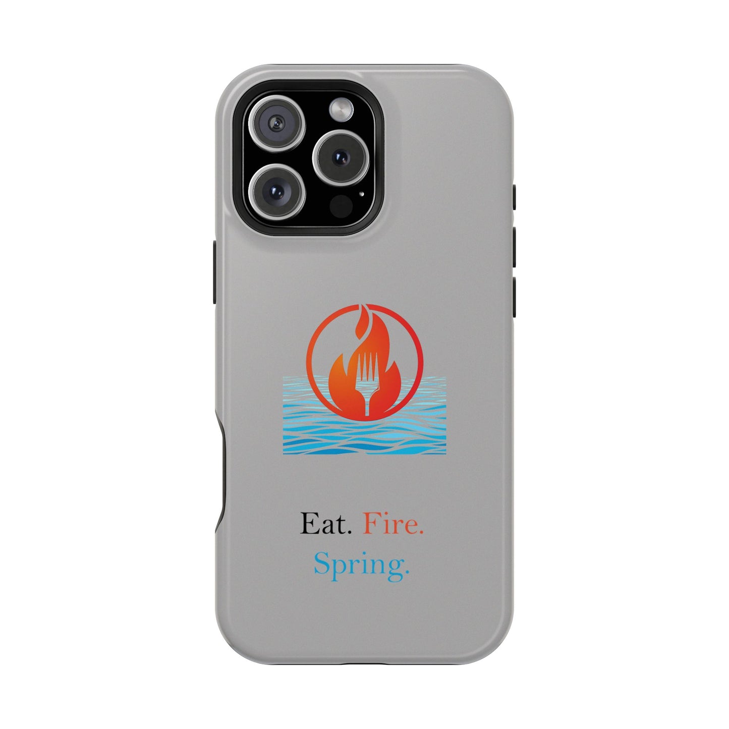Eat Fire Spring iPhone Case - Image Logo