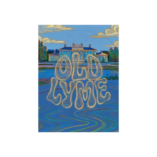 Old Lyme Connecticut Vintage Retro Giclée Print Art Series Poster