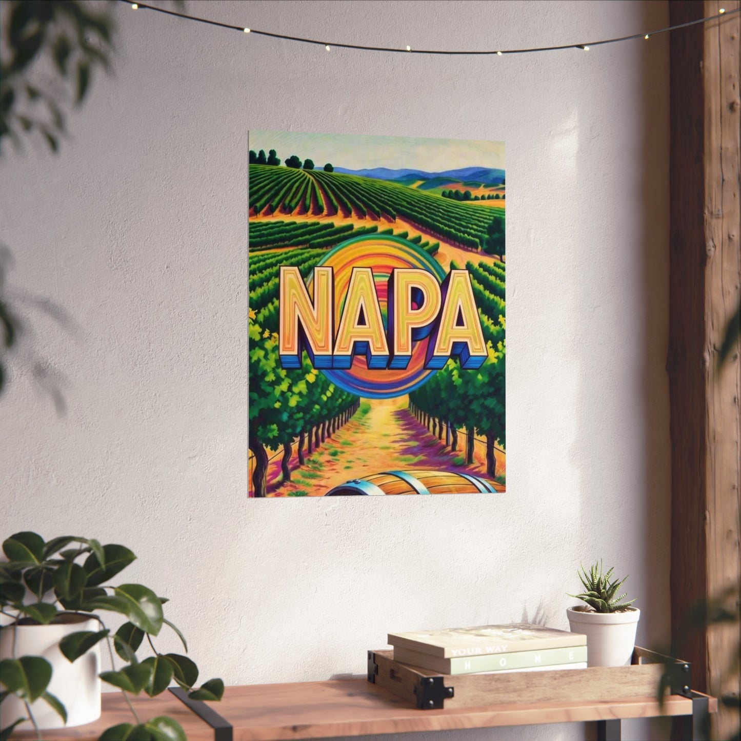 Napa California Vintage Retro Giclée Print Art Series Poster
