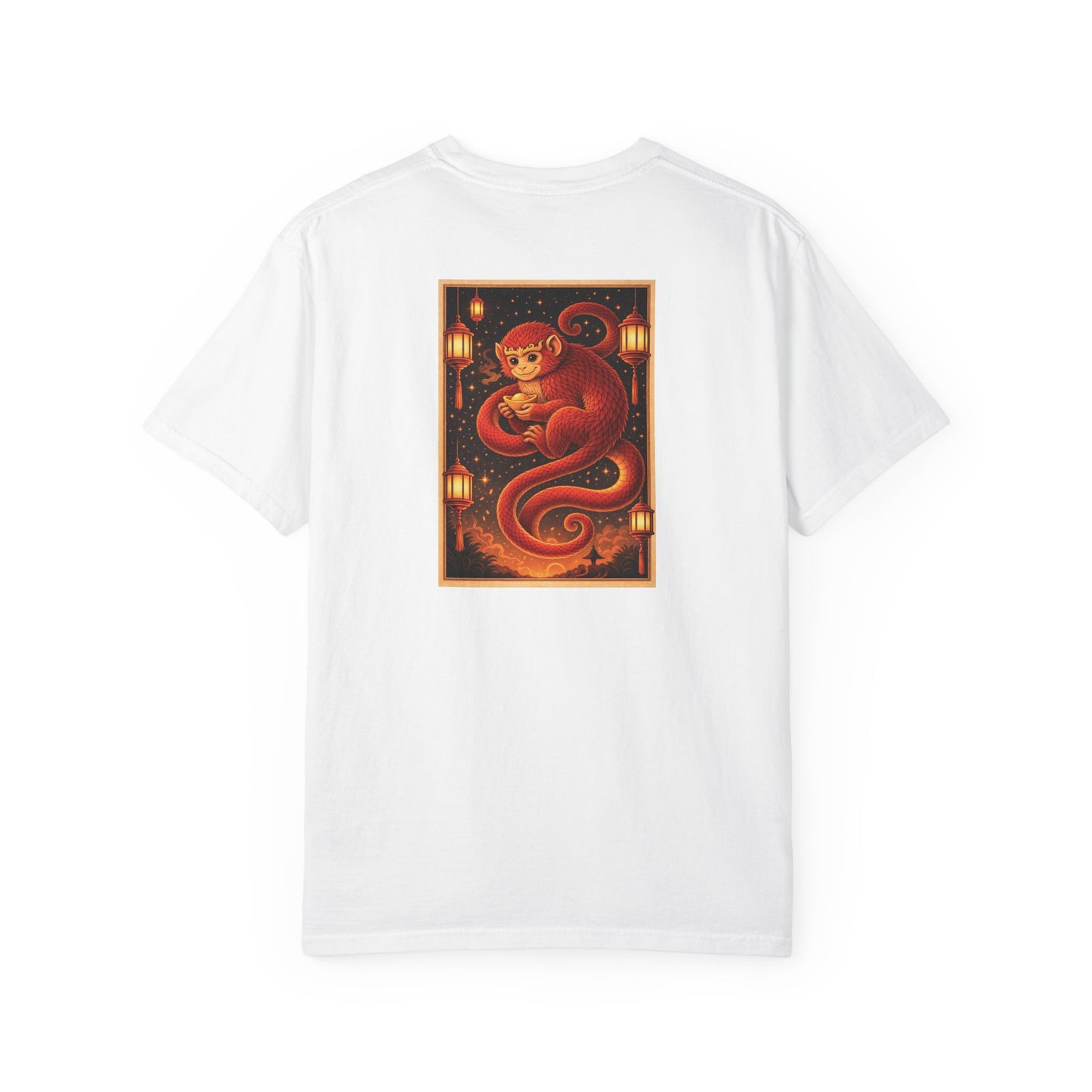 Zodiac Year of the Monkey (2016+) Vintage Retro Art Series Cotton Tee