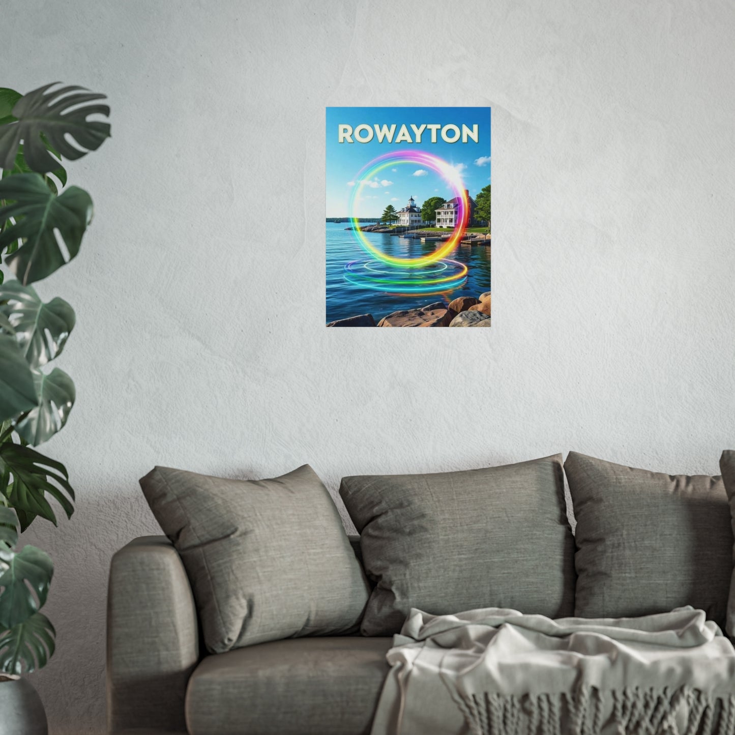 Rowayton Connecticut Vintage Retro Giclée Print Art Series Poster