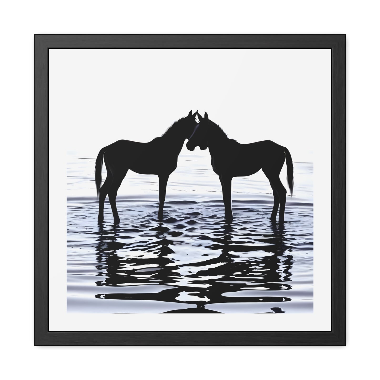 Quiet Pair - Tide & Light Series Framed Poster