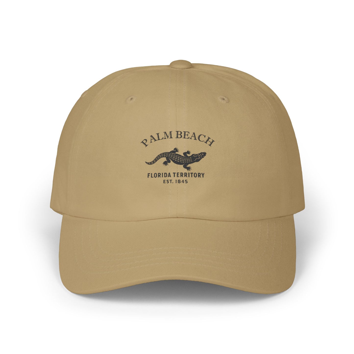 Palm Beach Florida Classic Cotten Cap - Black Logo