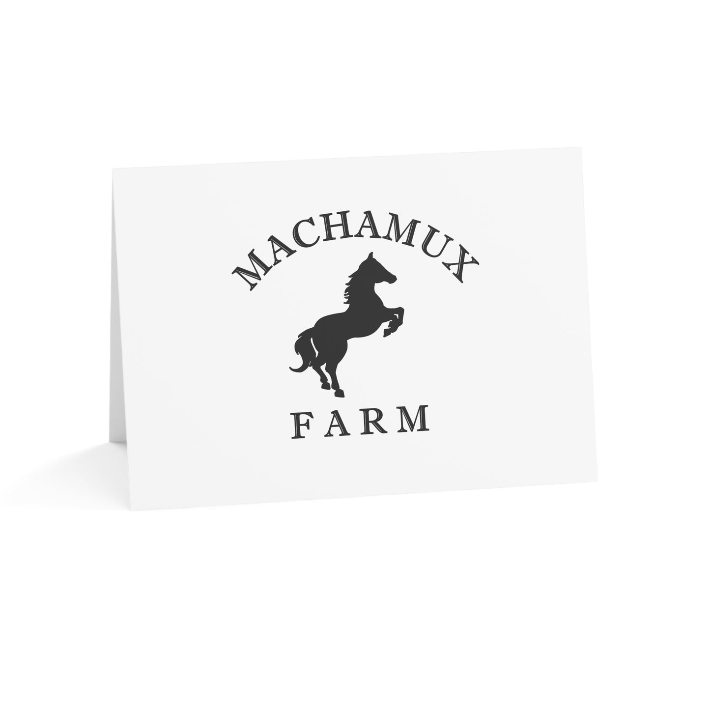 Machamux Farm Vintage Retro Thank You Card Set - Black Logo