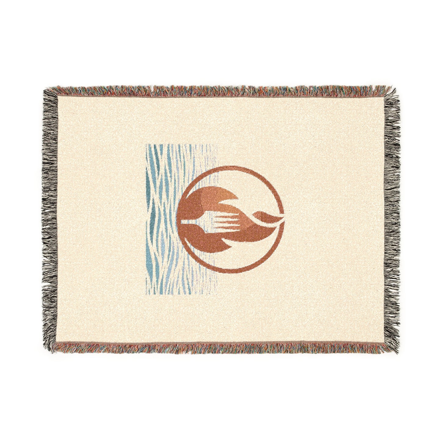 Eat Fire Spring Cotton Woven Blanket - Image Logo
