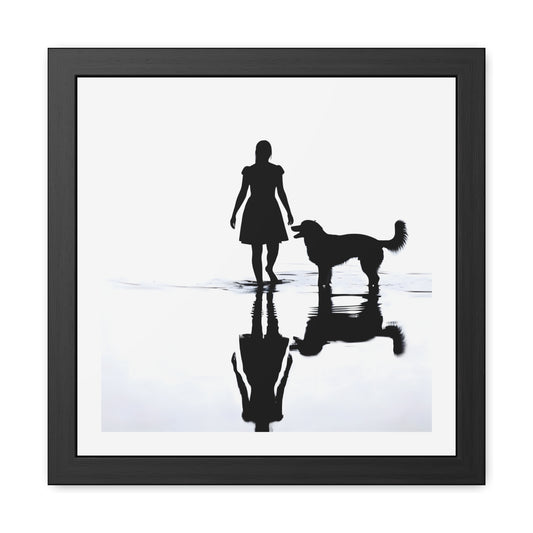 Companion in Still Water - Tide & Light Series Framed Poster