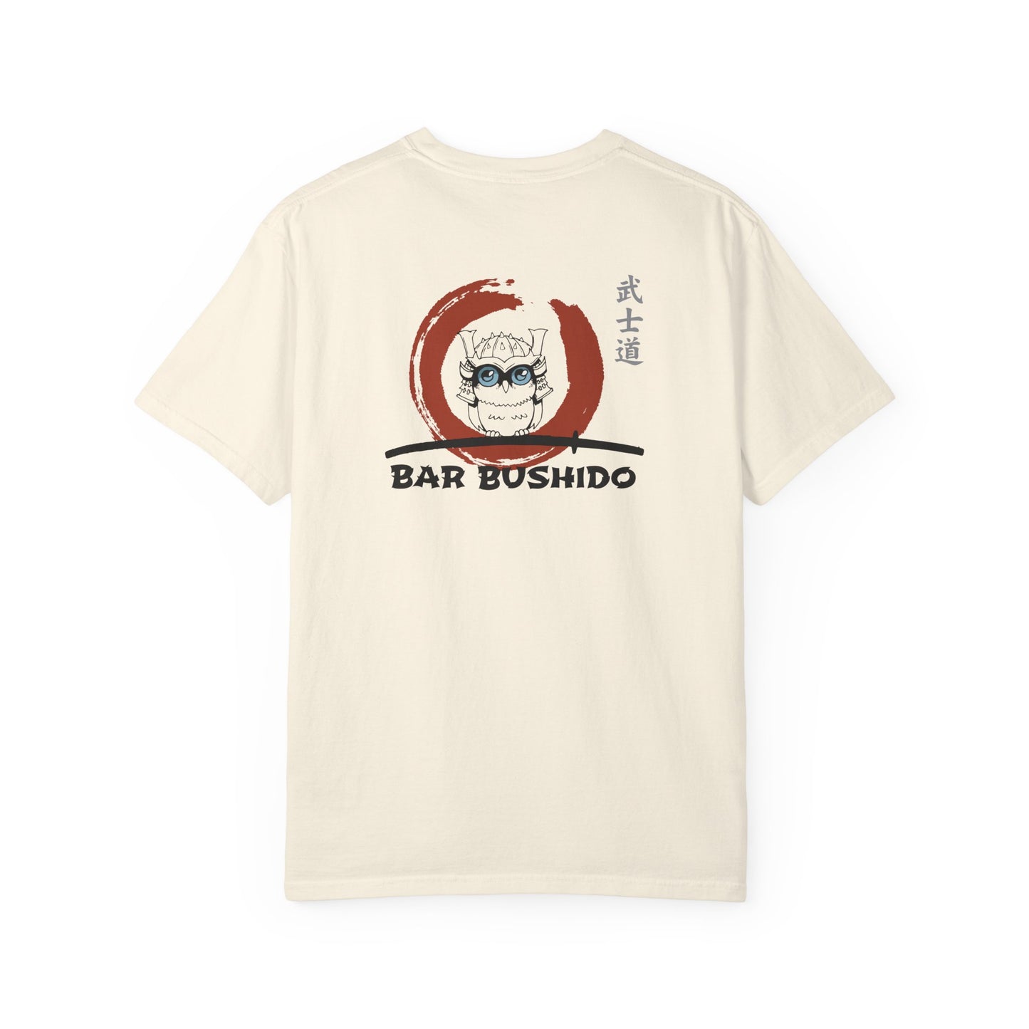 Bar Bushido Front & Rear Print Art Series Cotton Tee - Color Logo
