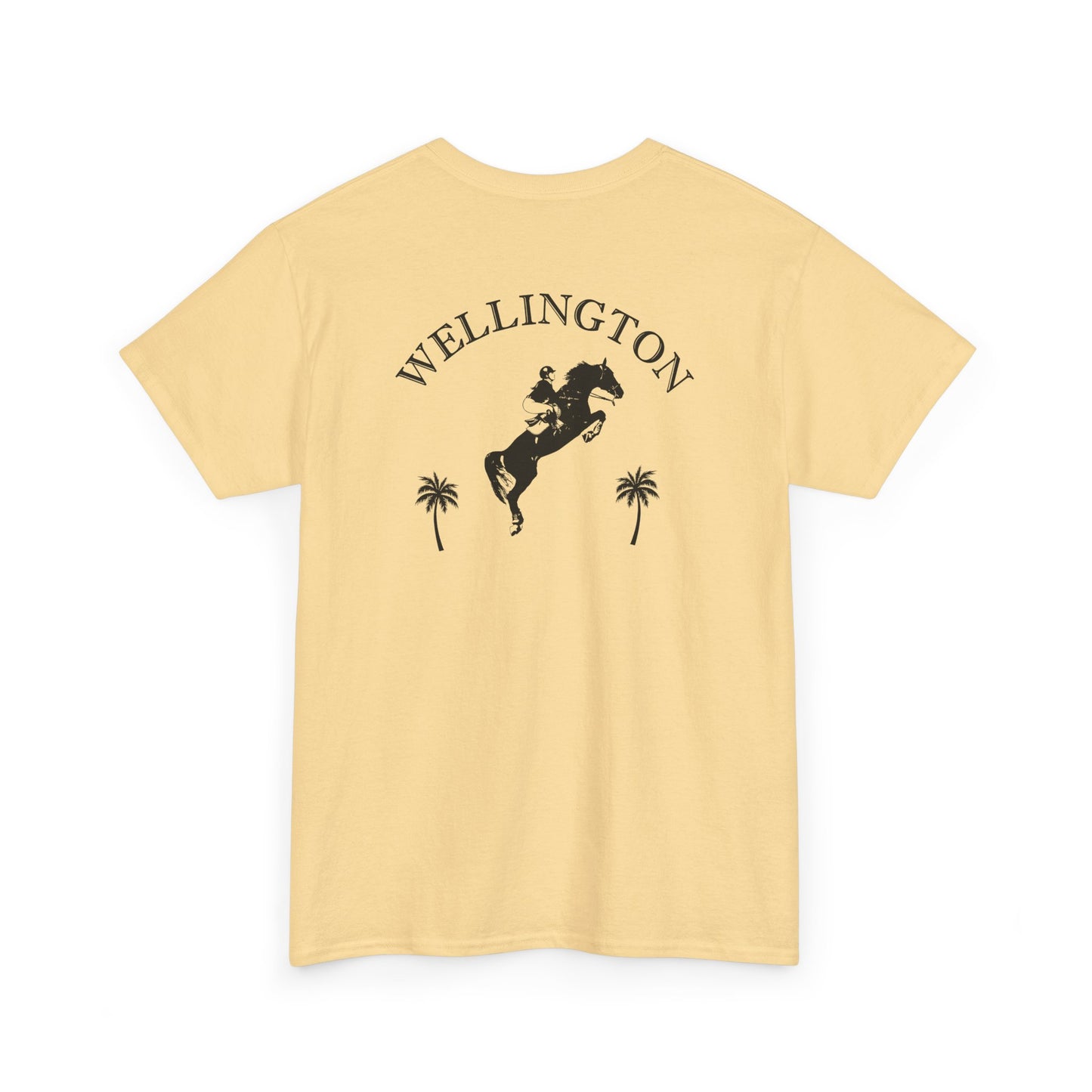 Wellington Florida Vintage Retro Unisex Heavy Cotton Equestrian Tee