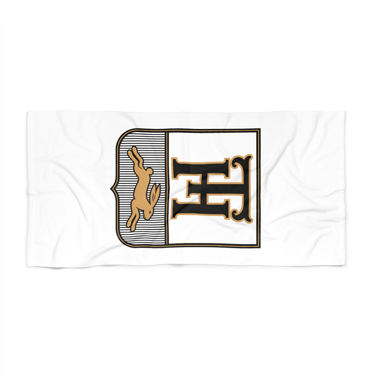 Team Haas Beach Towel, 36 X 72 Inch, TH Family Crest
